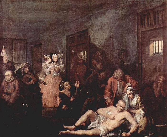 William Hogarth Das Irrenhaus oil painting picture